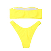 Caution, Slippery When Wet Bikini Set